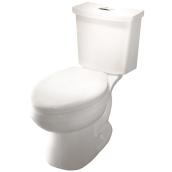 Elongated Front 2-Piece Toilet, 3,8 L/6 L, White