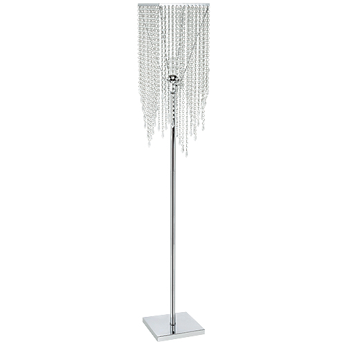 Lampe sur pied 59", Contemporaine, Crystal