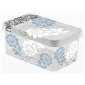Grande boîte de rangement «Romance bleu»