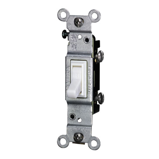 SinglePole Toggle Switch White RONA