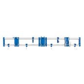 Garden tools organizer rail