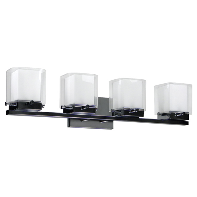 Bathroom Vanity Lights Rona vanity light - louis - 4 lights - wall-mount - chrome | rona Bathroom Vanity Lights Rona vanity light - louis - 4 lights - wall-mount - chrome | rona