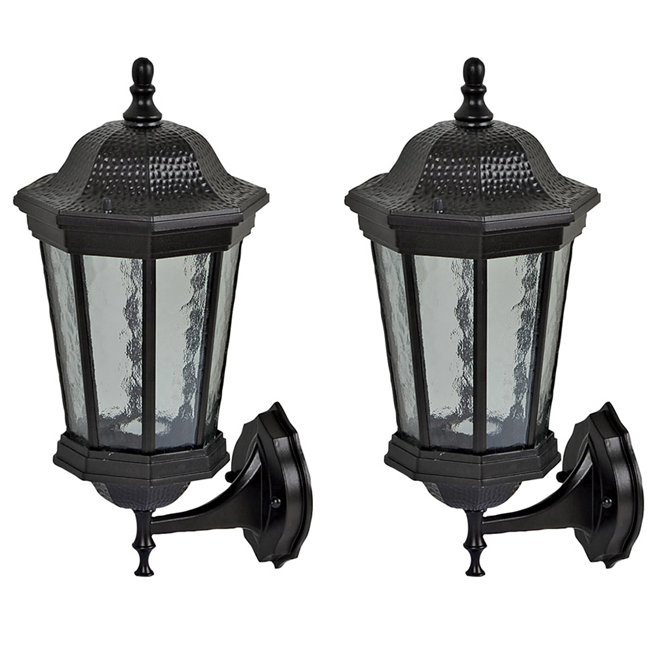 2-unit set of exterior wall lanterns RONA