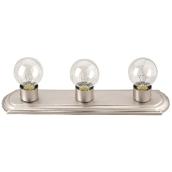 3-Light Vanity Strip - Brushed Pewter