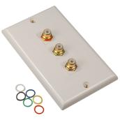 WALL PLATE 3 RCA/F