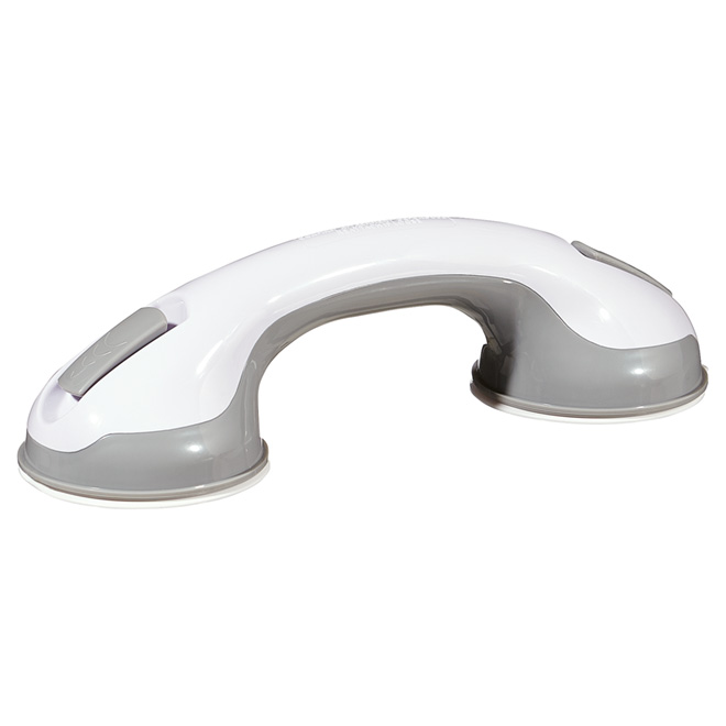 Shower Grab Bars Rona security bar with suction cups 12" - white/grey | rona Shower Grab Bars Rona security bar with suction cups 12" - white/grey | rona
