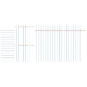 Peel and Stick Wall Decals - Notebook Paper Dry Erase