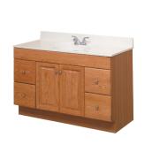 Vanity 2dr 4dw     honey oak  