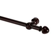 Curtain Rod - Wooden Tips and Curtain Rod