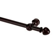 Curtain Rod - Wooden Tips and Curtain Rod