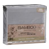 Super Soft Sheet Set - Double Bed - Solid Charcoal