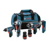Set of four 12-v Cordless Tools