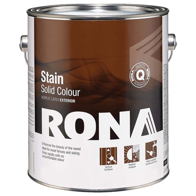"Solid Finish" Exterior Stain RONA