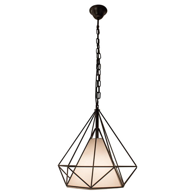 "Vesta" 1Light Pendant Light14" Matte Black RONA
