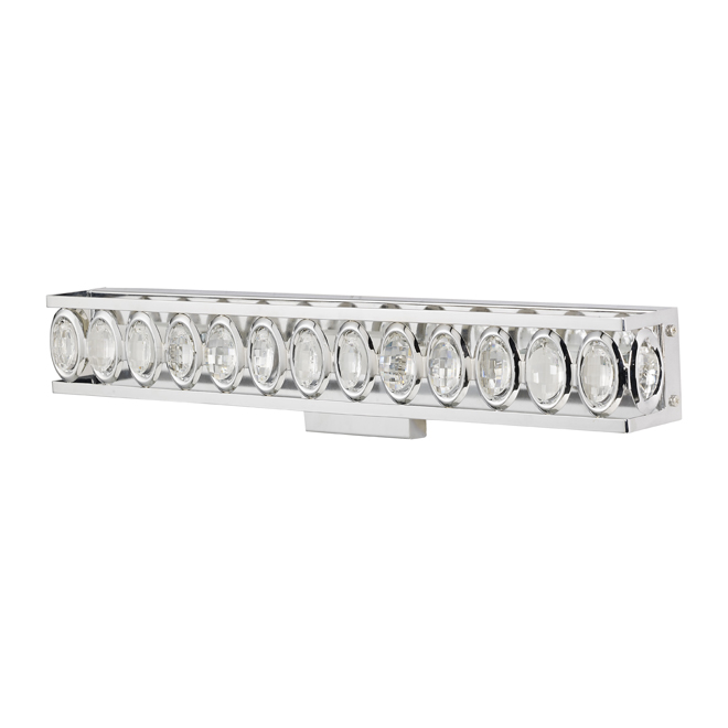 Maxine 5-lights Wallsconce - Chrome/Crystal RONA