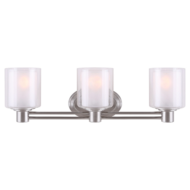 Perth 3-lights Wallsconce - Brushed Nickel RONA