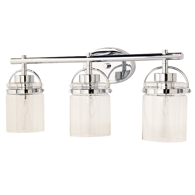 Bathroom Vanity Lights Rona vanity light - elize - 3 lights - wall-mount - chrome | rona Bathroom Vanity Lights Rona vanity light - elize - 3 lights - wall-mount - chrome | rona