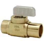 Straight ball valve