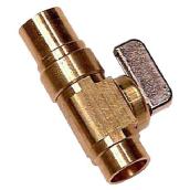 Ball valve with waste
