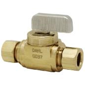 Straight ball valve
