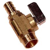 Straight ball valve