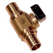 Straight ball valve