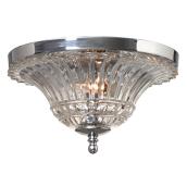 2-light semi-flushmount