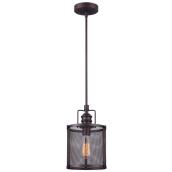 Pendant Light - 1 Light - Mila - Oiled Bronze