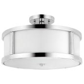 3-light semi-flushmount