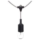 Guirlande lumineuse à suspendre, 5 lumières, 15', noir