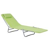 Patio Lounge Chair - Folding - Green