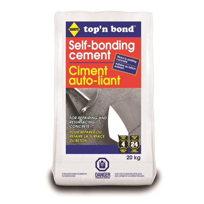 Self-bonding concrete patch