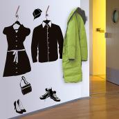 Appliqué mural « Tenue de ville »