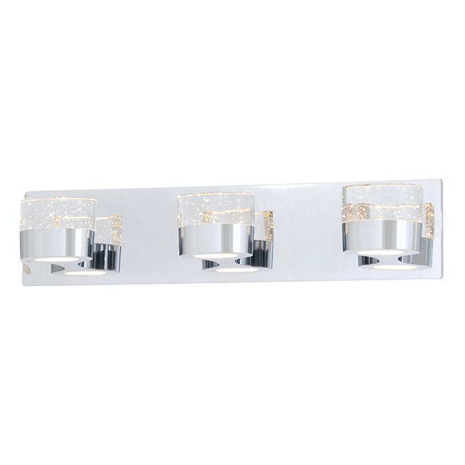 Bathroom Vanity Lights Rona neptune 3-lights wallsconce - chrome | rona Bathroom Vanity Lights Rona neptune 3-lights wallsconce - chrome | rona