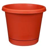 Pot with Built-In Saucer       