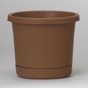 Pot with Built-In Saucer        