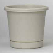Pot with Built-In Saucer        