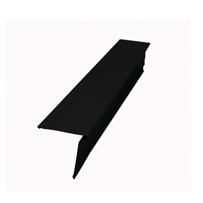 Aluminium Reversible Drip Edge 3" x 3" Black RONA