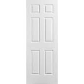 6-Panel Textured Slab Door