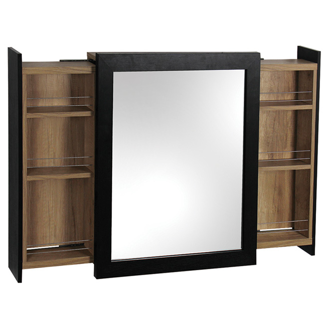 Medicine with 2 Concealed Drawers Espresso RONA