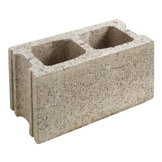 Standard Concrete Block - 6" x 16" x 8" | RONA