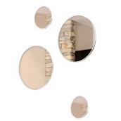 Set of 4 round mirrors