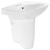 HALF PEDESTAL LAVATORY