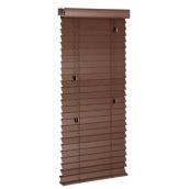 Store horizontal en faux bois