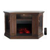 Electric fireplace with mantle