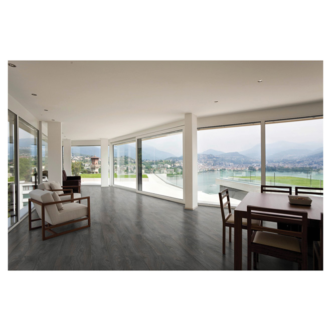 Laminate Flooring HDF 17.72 sq.ft Dark Grey RONA