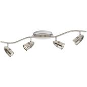 Fixture - 4-Spotlight S-Shaped Track Fixture