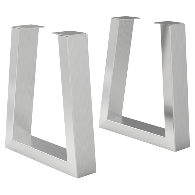 Set of 2 Legs for Bench Stainless Steel RONA