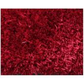 Shag Area Rug - 4' x 6' - Polyester - Red