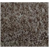 Shag Area Rug - 4' x 6' - Polyester - Light Brown